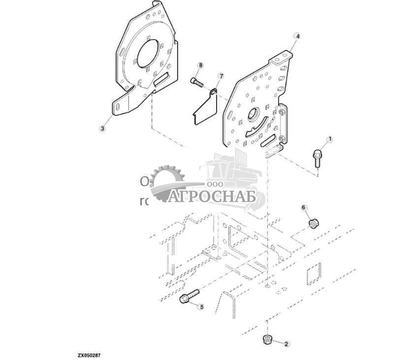 Боковые панели корпуса вентилятора 